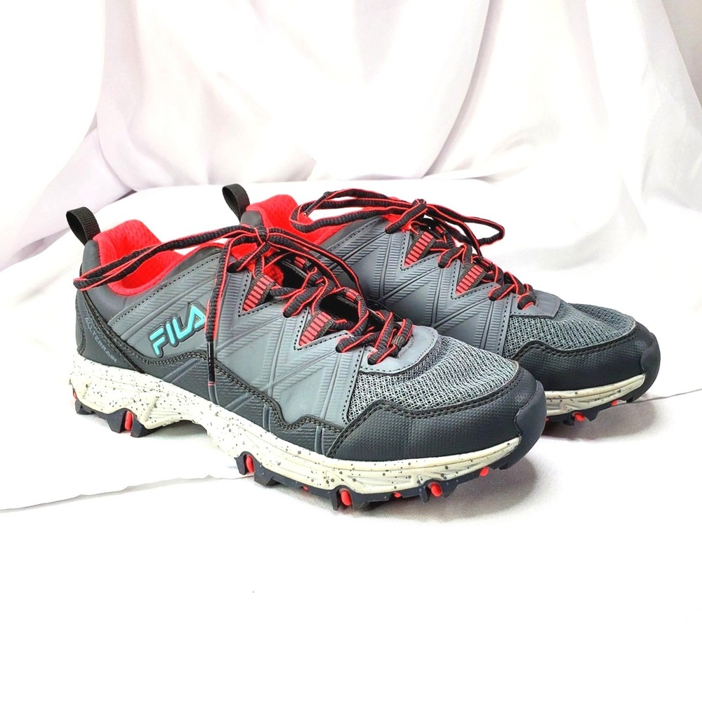 Fila AT Peake 24 TN 5JM01954-263 Womens Gray Synthetic Athletic Hiking Shoes 8.5 - Picture 3 of 9